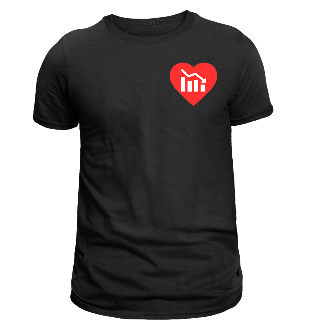 Bullish & Bearish Heart Trend T-shirt – SmartKkreation